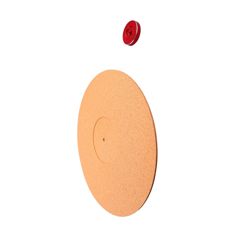 Cork Turntable Mat Vinyl Record Non Shake Slipmat Adapter Phonograph