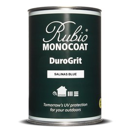 Rubio Monocoat DuroGrit Outdoor Wood Oil, Stain & Sealer, 150 ft² - Salinas Blue | 1 Layer, UV Protection for Deck, Fence & Furniture | 1 L