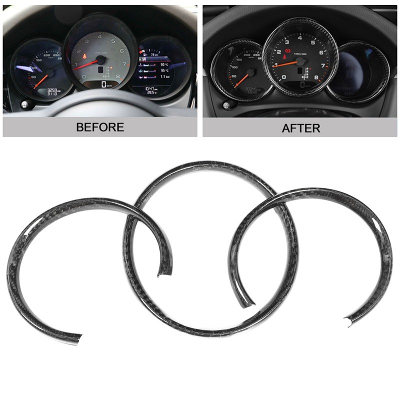 Dashboard Frame Decor Tachometer Protection Cover Trim Decoration Ring for