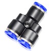 TAILONZ PNEUMATIC 6mm OD Y Spliter Plastic Push to Connect