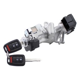 DriveFix Steering Lock Assembly with Ignition Lock Cylinder and Switch for Honda Civic 2003-2005, Insight 2004-2005