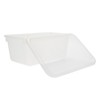 School Smart Sturdy Plastic Storage Tray Lid, Multifunctional Design for
