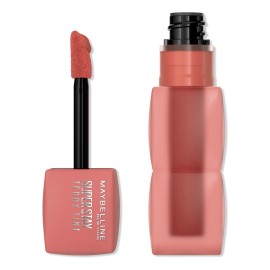 Maybelline Tinta para labios Super Stay Teddy Tint Tono Skinny Dip, 4.2ml - Tinta multiusos de larga duración, efecto mate difuminado hasta por 12H, textura suave a los labios, sin transferencias