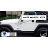 Decal Mods Fender Wrangler Small Side Logo Graphic fits Jeep
