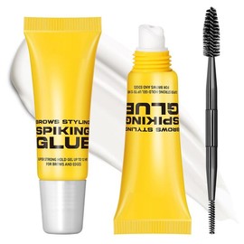 Got To Be Glue Super Strong Hold 24H Waterproof Brow Gel with Precision Brush for Natural-Looking Brows & Edges Vegan Formula Non-Sticky Fast-Dry Makeup Clear Durable Cosmetic Setting 2-Pack:_2-Pack