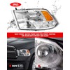 ADCARLIGHTS for 2009-2018 Dodge Ram Headlight Assembly compatible with 09-18