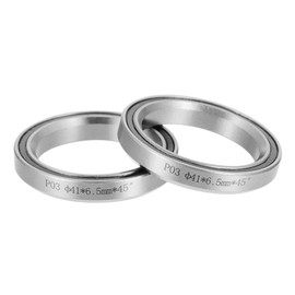 POPETPOP 2 Piezas De Rodamientos De Acero para Bicicletas Rodamientos para Ruedas De Ciclismo Piezas De Reparación De Auriculares De 41 Mm Alta Dureza