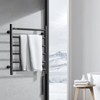 VEVOR 6 Bars Towel Warmer Rack, Wall Mounted Heated Towel
