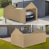 Vanteriam 10 * 20 FT Carport Replacement Tarp Canopy, Sidewall