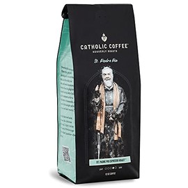 Padre Pio Medium Italian Blend Roast Coffee (Ground) 12 ounces