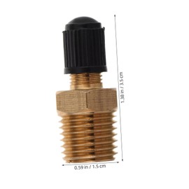 Tofficu 2pcs Air Compressor Valve Core Adapter with Npt Threaded Seal Valve Body for Tire Pressure Control Industrial and Agricultural Use Precise Airflow Dispense