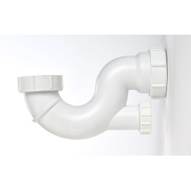 MaKe Shallow Bath Trap with Cleaning Eye 40mm