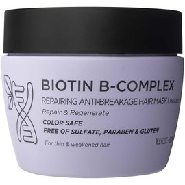 Luseta Biotin B-Complex Hair Mask for Hair Growth & Strengthener 16.9 Oz Deep Conditioning for Thinning Damaged Hair with Argan Caffein Oil