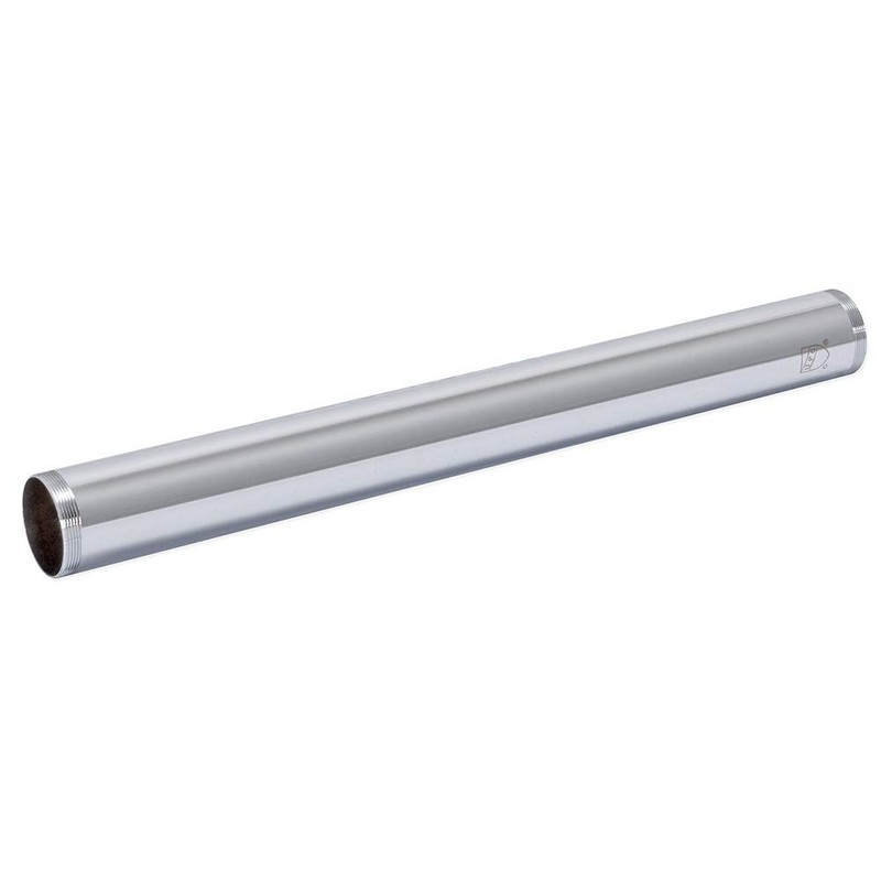 Eastman 35122, Chrome Heavy-Duty Threaded Tube, 12 inch Length