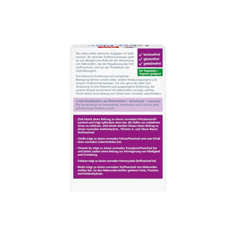 Doppelherz Liver Plus | With choline as a contribution to