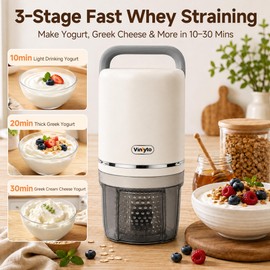 Auto Greek Yogurt Maker for Thick Cheese Yogurt & Homemade Tofu