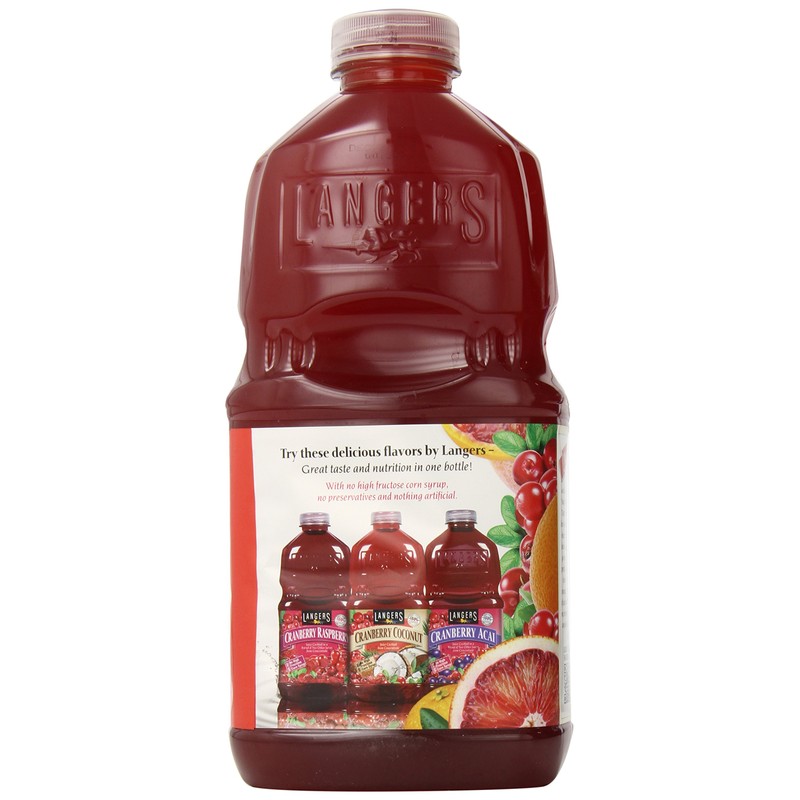 Langers Juice Cocktail, Cranberry Blood Orange, 64 Ounce (Pack of