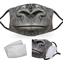 Gorilla Mouth - Reusable Adult Face Masks - 2 Filters Included