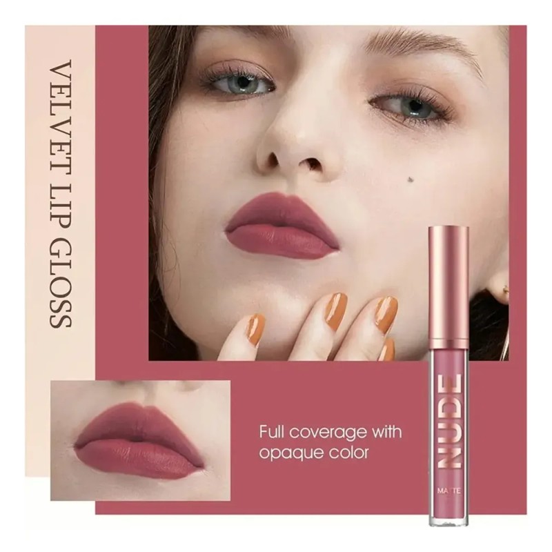12 Matte Liquid Lipsticks Long-lasting Matte Lip Pencils
