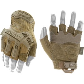 Mechanix Wear - M-Pact Fingerless Coyote Gloves (Large, Brown) MFL-72-010