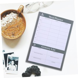 GRIRIW Diet Household Tearable Notebook Menu Planner Fridge Calendar Meal Planner Schedule Book