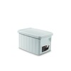 Stefanplast "Elegance Storage Box with Lid, White, 19 x 29