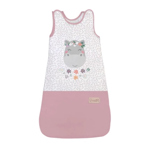 ALBERO MIO SLEEPING BAG ANIMALS AND LOVE HIPPO