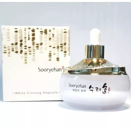 Sooryehan White Ginseng Ampoule 45ml Moisturizing Nourishing Whitening K-Beauty