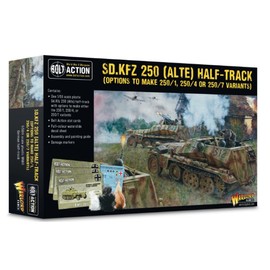Warlord Games Sd.Kfz 250 Old (Options for 250/1, 250/4 and 250/7) - 1:56/28mm Plastic Model for Bolt Action Highly Detailed WW2 Miniatures for Tabletop War Games