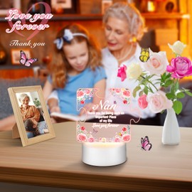 OWill OWill Gifts for Nan, Mothers Day Gifts for Nan, Block Puzzle Acrylic Night Light Birthday Gifts for Nan, Nan Gifts from Grandchildren, Nan Birthday Gifts Presents for Nan (Nan)