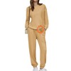 HOTOUCH Fleece Sweatsuit 2 Piece Outfit Winter Sherpa Lined Tracksuit