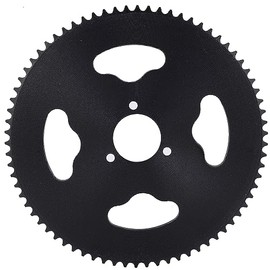 POENVFPO Motorcycle Rear Sprocket, T8F 74T Tooth 30 mm Steel Rear Sprocket Replacement Accessories for Small Pit Bikes