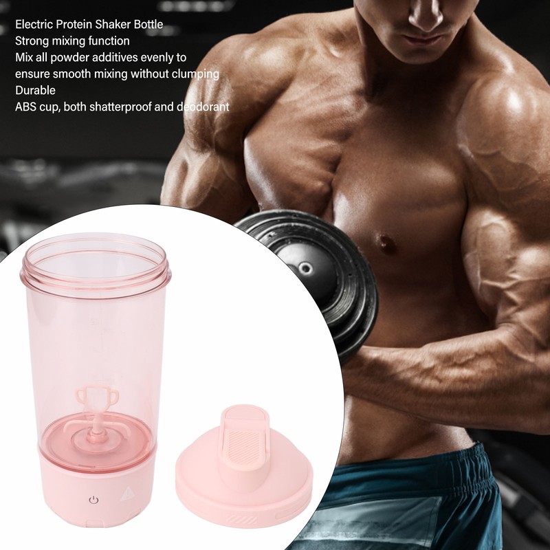 Electric Protein Shaker Bottle Portable Rechargeable Mixer Cup for Protein