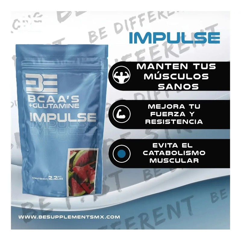 Be Supplements Impulse Bcaas Mas Glutamina 1 Kg 50 Serv
