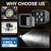 3" 100W Cree LED Cube Work Light Bar Spot Pods