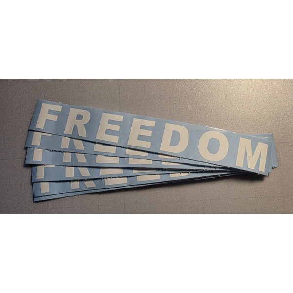 FREEDOM Vinyl Decal Sticker Weatherproof Die Cut Charlie Kirk Patriotic