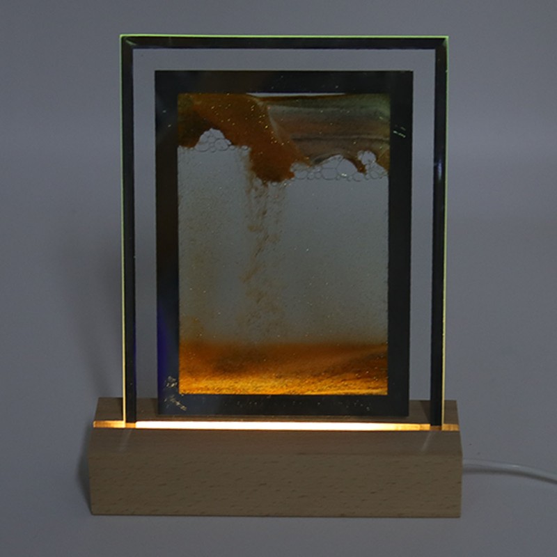 Quicksand Painting Night Light Innovative Decoration Light Mobile USB LED