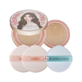 Miva Wang Cushion Season 3 No. 21 Character Original + Refill + 1 Puff WAW - No. 21 Character Original + Refill + 1 Apple Face Large Puff / 미바 왕쿠션 시즌3 21호 캐릭터 본품+리필+퍼프1매 WAW - 21호 캐릭터 본품+리필+애플페이스 왕퍼프1매