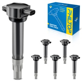 PHILTOP UF502 Ignition Coil 6 Packs Fit for Charger,300,Journey,Town & Country,Pacifica,Sebring,Challenger,Grand Caravan,Avenger,Nitro,Magnum,Stratus,Routan
