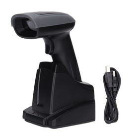 Barcode Scanner 2.4G USB2.0 Ergonomic Stable Accurate Plug and Play Fast QR Code Scanner for Store Shop Market