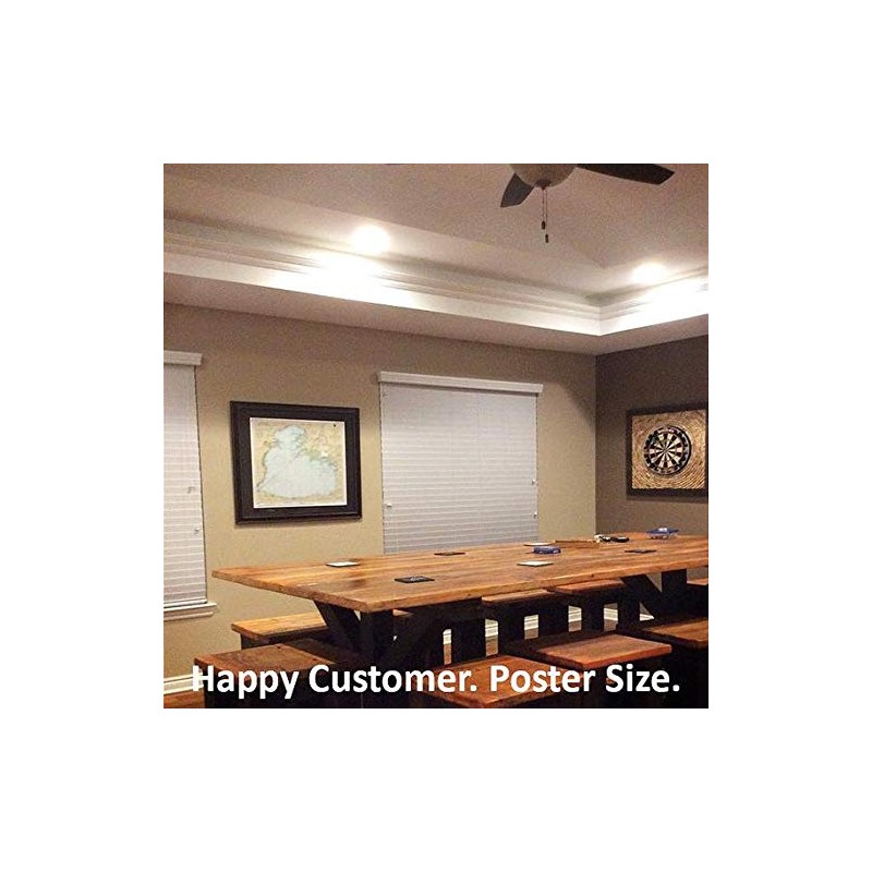 Framed Nautical Chart 12280 : Chesapeake Bay - Standard Size.