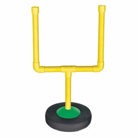 Vibrant Yellow Plastic Football Goal Centerpiece -16.25" x 9.5" (1 Set) - Premium Sports Event Decoration Set - Eye-Catching and Unique Table Decor - Ideal for Soccer Fans and Parties