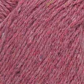 1 Ball La Mia Re-Tweed Hilo de tejer, %40 % lana %40 poliéster %20 acrílico, 3.5 onzas (100 g) / 202 años (185 m), Worsted, Dusty Pink - L140