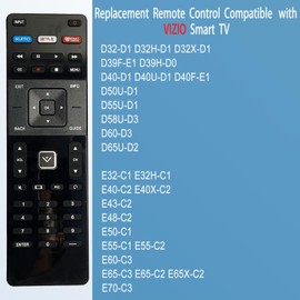 NPTWARCOT XRT122 Replacement Remote Compatible with VIZIO Smart TV D32-D1 D32H-D1 D32X-D1 D39H-D0 D40-D1 D40U-D1 D55U-D1 D58U-D3 D60-D3 D65U-D2 E32-C1 E32H-C1 E40-C2 E40X-C2 E43-C2 E48-C2 E50-C1