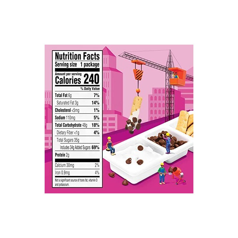Lunchables S'mores Dippers Snack Pack with Honey Graham Sticks (Milk