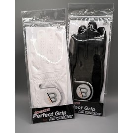 Portwick Perfect Grip Golf Gloves [Grip Strength Increases When Wet, All Weather Type] Black 10.2 inches (26 cm)