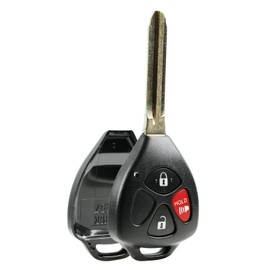 Key Fob Keyless Entry Remote Shell Case & Pad fits Toyota 4Runner Matrix Rav4 Venza Yaris/Scion iQ tC xB xD (HYQ12BBY, GQ4-29T, MOZB41TG)