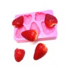 Realistic Strawberries | strawberry mold Fruit Shape Silicone Mold |
