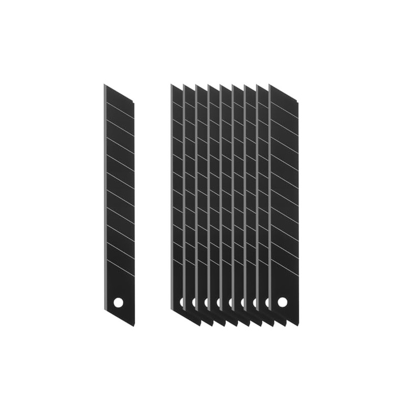 18mm Heavy Duty Snap-Off Replacement Blades – 10 Pack (110
