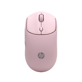 HP 400 Duale kabellose Maus, Bluetooth und USB, 2,4 GHz, 24 Monate Akku, leise Klicks, weiche Haptik, Rosa